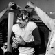 Oakland Athletics relief pitcher Rollie Fingers gets drenched in champagne during victory celebrations in the dressing room after winning the World Series in Cincinnati, Ohio, Oct. 22, 1972. Photo credit: AP